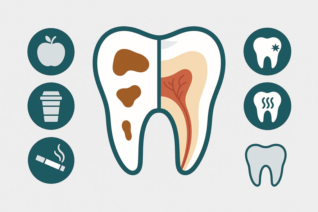 Dişlerde Kahverengi Leke Neden Olur? 1 Dişlerde Kahverengi Leke Problemi Nedir?