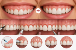 Pembe Estetik (Gummy Smile) Nedir? Diş Eti Estetiği Nasıl Yapılır? 8 1. Gingivektomi ve Gingivoplasti (Diş Eti Lazer ve Cerrahi Uygulamaları)