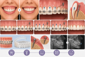 Pembe Estetik (Gummy Smile) Nedir? Diş Eti Estetiği Nasıl Yapılır? 12 5. Ortodontik Tedavi (Diş Teli ve Şeffaf Plaklar)