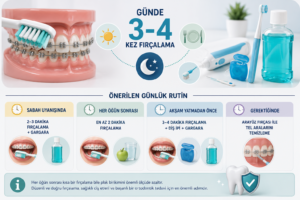 Diş Teli Temizliği ve Bakımı: Çoğu Kişinin Yanlış Bildiği 9 Kritik Püf Noktası 8 8. Diş Teli Varken Kaç Kere Diş Fırçalanır