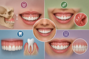 Pembe Estetik (Gummy Smile) Nedir? Diş Eti Estetiği Nasıl Yapılır? 2 Gülerken Diş Eti Görünmesi Neden Olur (Gummy Smile Nedenleri)