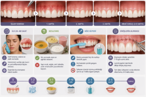 Pembe Estetik (Gummy Smile) Nedir? Diş Eti Estetiği Nasıl Yapılır? 15 Tedavi Süreci İyileşme Aşaması ve Dikkat Edilmesi Gerekenler