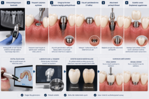 Abutment ve Estetik Kuron Uygulaması