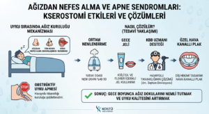 Ağız kuruluğu (kserostomi) nedir ve nasıl tedavi edilir? 10 Ağızdan nefes alma ve apne sendromları
