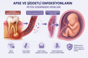 Hamilelikte Diş Tedavisi Nasıl Yapılır ve Güvenli Midir? 10 Apse ve şiddetli enfeksiyonların fetüs üzerindeki riskleri