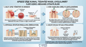 Apseli Dişe Kanal Tedavisi Nasıl Uygulanır İleri Kemo-Mekanik Stratejiler