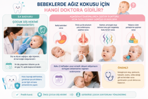 Bebeklerde ağız kokusu için hangi doktoraya gidilir