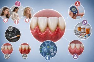 Gingivitis Nedir? Diş Eti İltihabı Nasıl Tedavi Edilmelidir? 3 Sistemik Risk Faktörleri ve İlaç Kullanımı