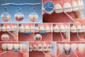 Diş ipi nasıl kullanılır? Adım adım doğru teknik 9 Super floss nedir ve nasıl kullanılır