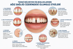 Tedavi Edilmeyen Diş Boşluklarının Ağız Sağlığı Üzerindeki Olumsuz Etkileri