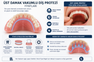 Üst Damak Vakumlu Diş Protezi Fiyatları