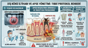 Apse boşaltma (Drenaj), insizyon ve antibiyotik protokolü