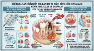 Bilinçsiz antibiyotik kullanımı ve ağrı yönetimi hataları
