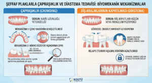 Şeffaf plak tedavisi nedir, dişler ne kadar sürede düzelir? 5 Çapraşıklık ve diş aralıklarının (diastema) kapatılması
