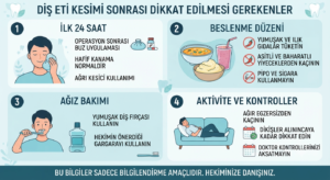 Diş eti kesildikten sonra nelere dikkat edilmelidir