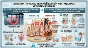 Endodontik kanal tedavisi ile dişin kurtarılması