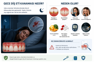 Gece diş eti kaanaması nedir ve neden olur