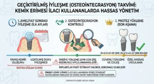 Kemik Erimesi İlacı Kullananlarda İmplant Tedavisi Yapılır mı? 24 Geciktirilmiş İyileşme (Osteointegrasyon) Takvimi