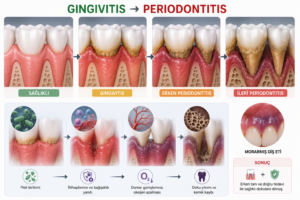 Gingivitis ve periodontitis ilişkisi