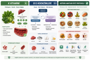 K vitamini, B12 koenzimleri ve antienflamatuar diyet protokolü