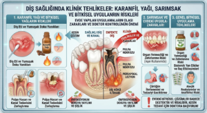 Karanfil yağı, sarımsak ve bitkisel uygulamaların klinik tehlikeleri