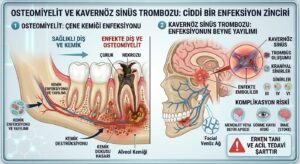 Kemik iltihabı (Osteomiyelit) ve Kavernöz Sinüs Trombozu