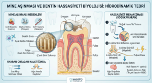 Mine aşınması ve dentin hassasiyeti biyolojisi