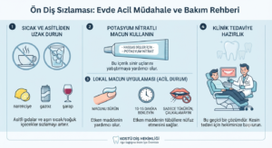 Ön diş sızlaması nasıl geçer ve evde yapılabilecek acil müdahaleler