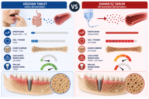 Kemik Erimesi İlacı Kullananlarda İmplant Tedavisi Yapılır mı? 6 Oral (Ağızdan) Tablet ile Damar İçi (İntravenöz) Serum Arasındaki Farklar Nelerdir
