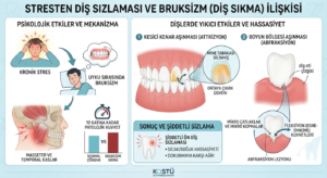 Stresten diş sızlaması ve bruksizm (diş sıkma) ilişkisi