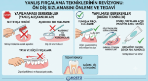 Yanlış fırçalama tekniklerinin revizyonu