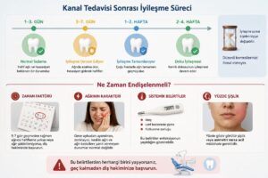 Kanal Tedavisi Sonrası Ağrı: Başarısızlık Belirtileri Nelerdir? 1 Kanal tedavisi sonrası normal iyileşme süreci ve endişe edilmesi gereken belirtiler