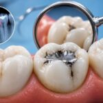Hatalı Diş Dolgusu Nasıl Anlaşılır? En Kritik 7 Belirti 3 Hatalı ve hasarlı diş dolgusunun çatlaklar, kenar açıklıkları ve olası sorunlarla birlikte görünümü